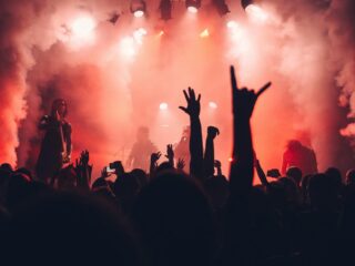 people in concert